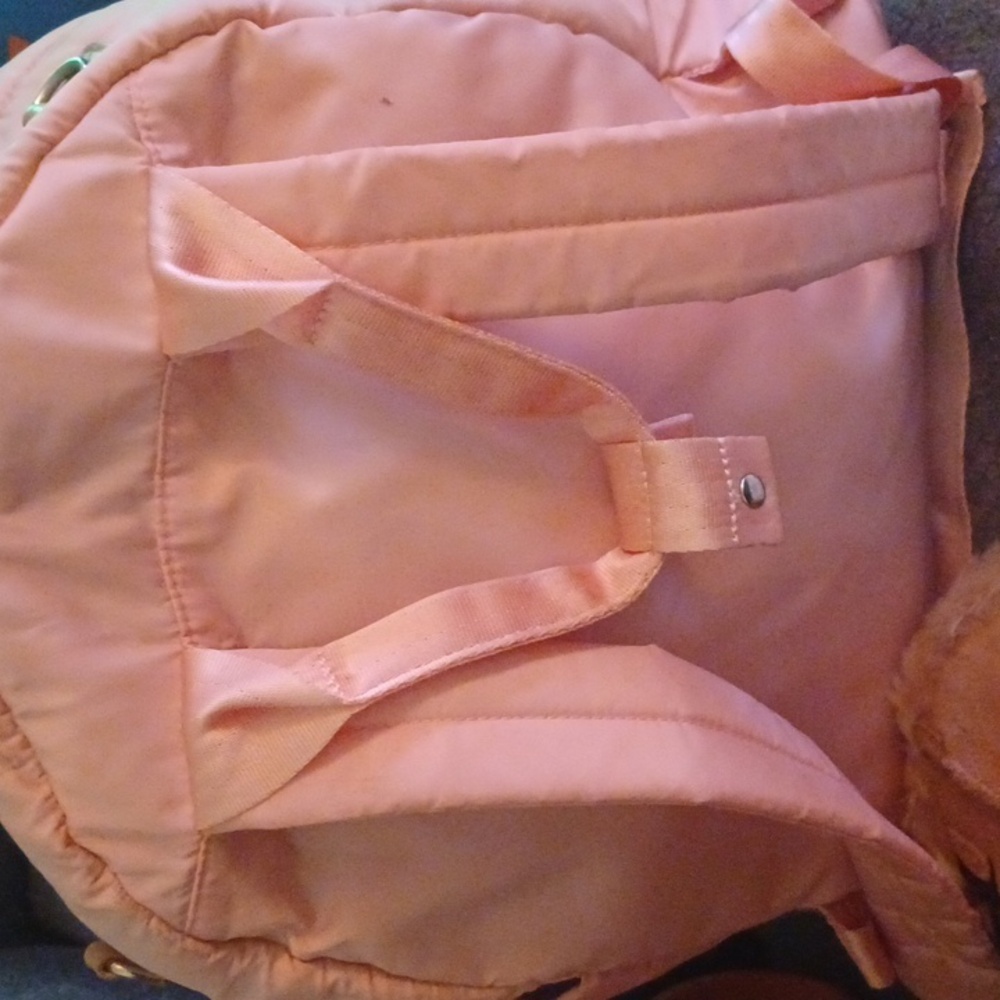 Pink Quilted Backpack - Picture 4 of 5